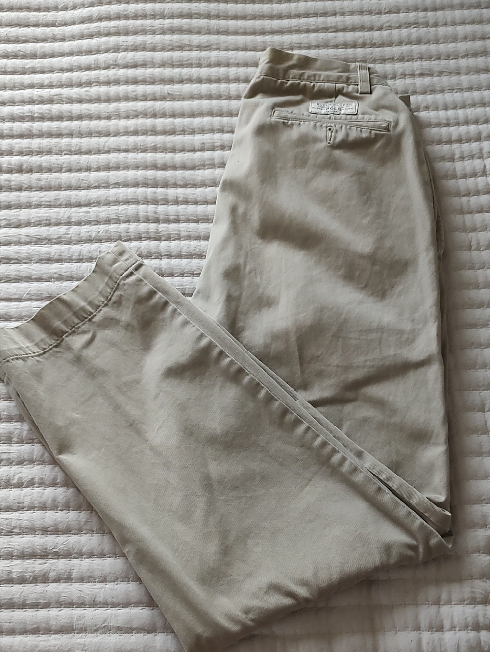 Ralph Lauren Beige/Tan Classic Cotton Chinos